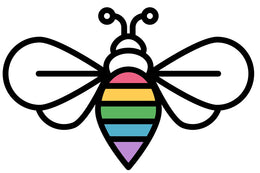 Rainbow Bee Designs