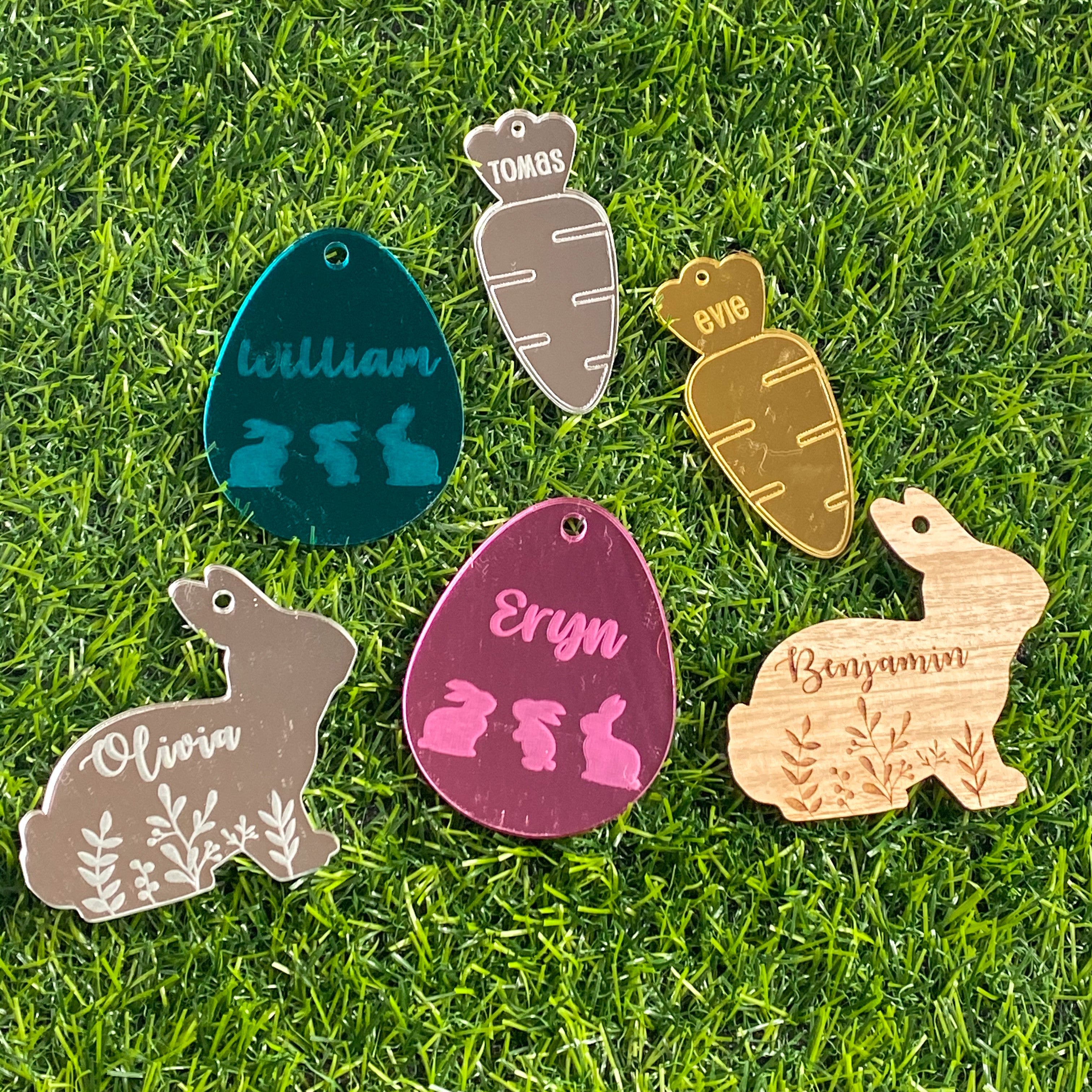 Personalised Easter Egg Tag