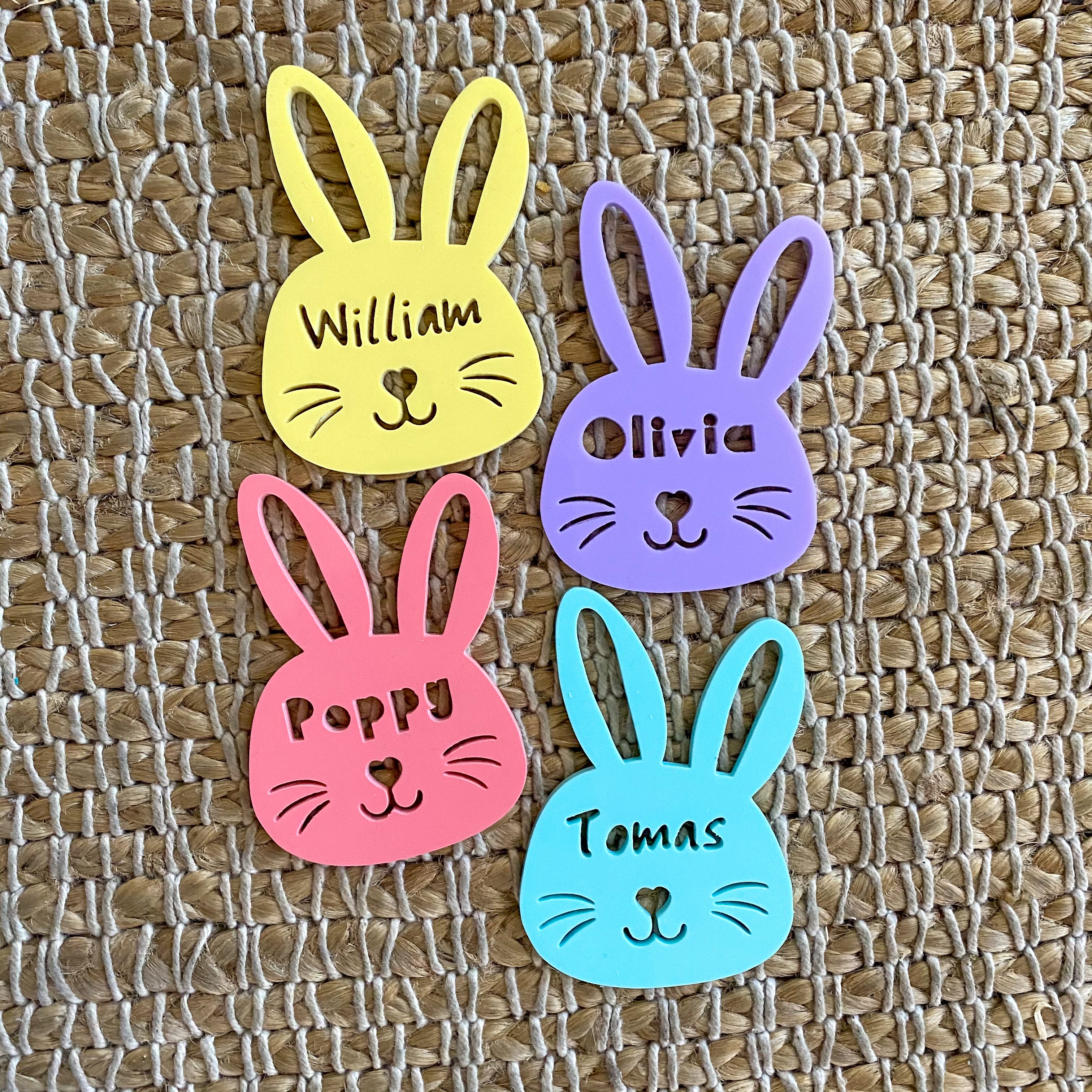Personalised Bunny Tags