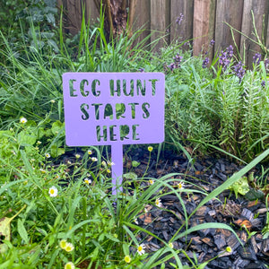 Egg Hunt Easter Sign